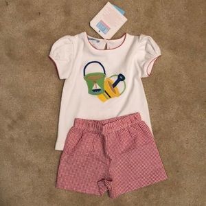 NEW with tags. 12 month embroidered outfit